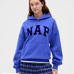 Viral NAP hoodie by GAP Vintage Soft Blue Hoodie, size Medium
